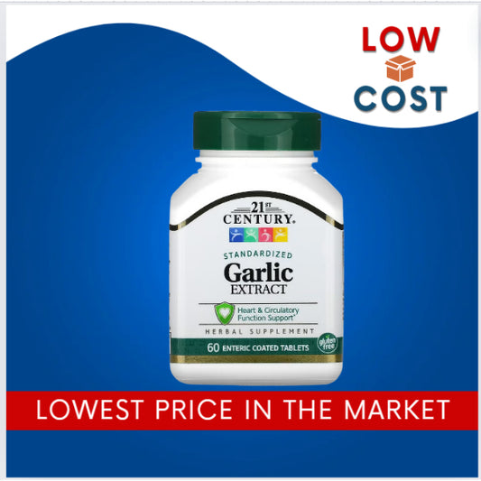 Low Cost PH | Garlic Extract Standardized, 60 Enteric Coated Tabs Heart Circulatory Function Support