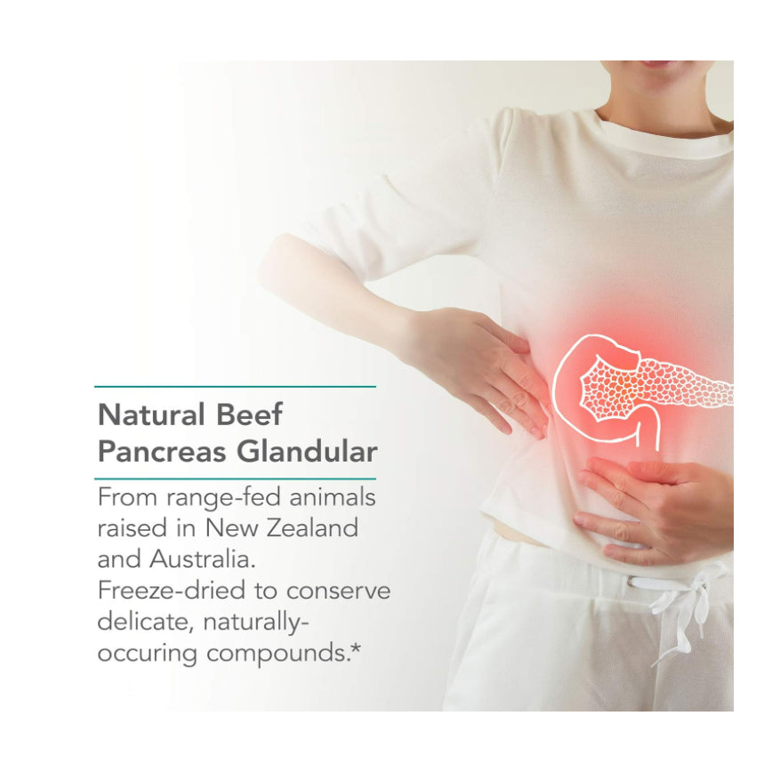Lowcostph | Nutricology, Pancreas, Natural Glandular (Pork), 60 Capsule