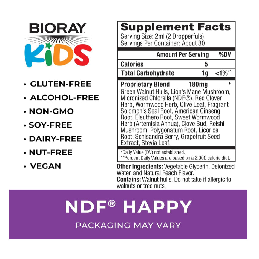 LowCostPh | Bioray, Kids, NDF, Tummy, Sleepy, Happy, Calm, Popper, 2 fl oz | 4 fl oz