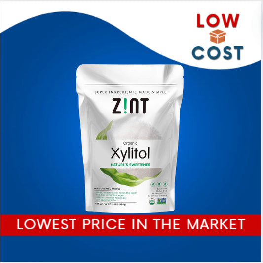 LowCostPh | Zint, Organic Xylitol, Nature's Sweetener, 16 oz (454 g)