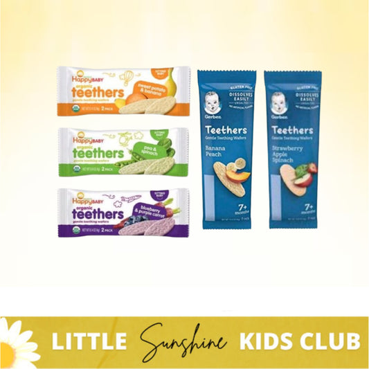 Little Sunshine | Gerber, Happy Family Organic, Baby and Toddler Mum Mum (Sold By Piece) Trial Pack