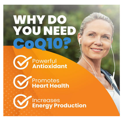 LowCostPH| Doctor's Best High Absorption CoQ10 with BioPerine, Gluten Free Naturally Fermented, Hear