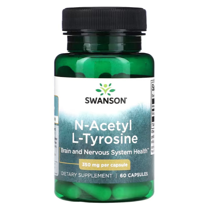 LowCostPH | Swanson, N-Acetyl L-Tyrosine, 350mg, NAC Cysteine, 600mg, 100mg, Respiratory Health