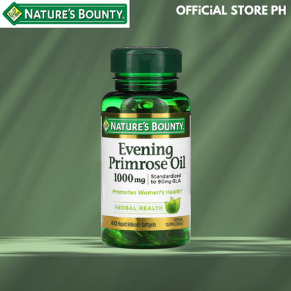 Nature's Bounty, Evening Primrose Oil, 1,000 mg, 60 Rapid Release Softgels
