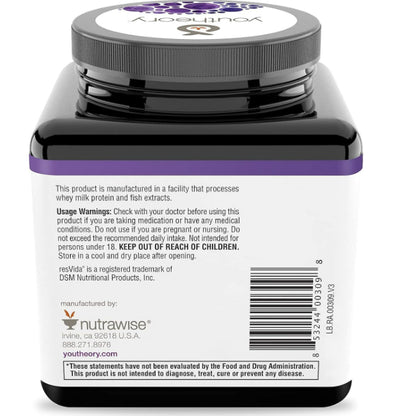 LowCostPH| Youtheory, Resveratrol, 160 Tablets