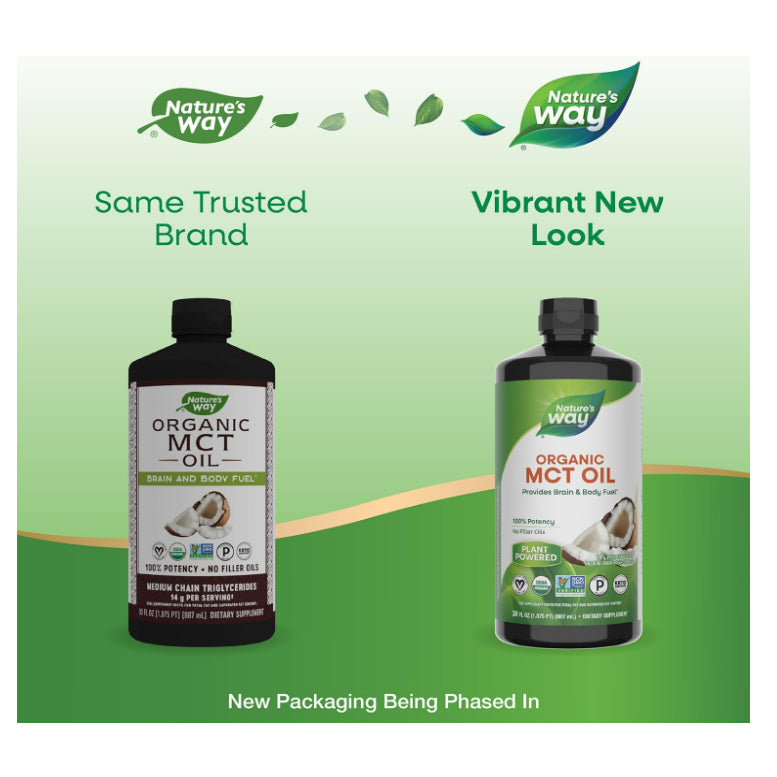 LowCost PH| Nature's Way Organic MCT Oil, Brain and Body Fuel from Coconuts*, C8 Caprylic Acid
