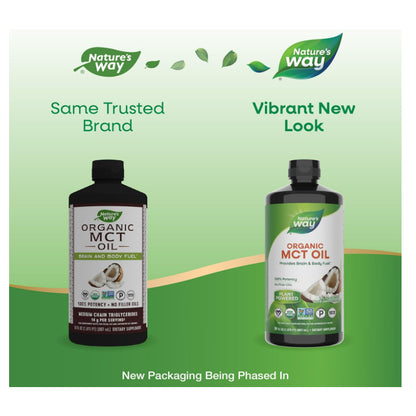 LowCost PH| Nature's Way Organic MCT Oil, Brain and Body Fuel from Coconuts*, C8 Caprylic Acid