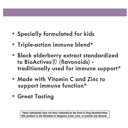 LowCostPh | Nature's Way, Sambucus Gummies, Standardized Elderberry, For Adult and Kids 60 Gummies