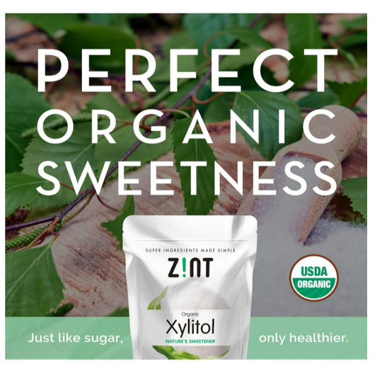LowCostPh | Zint, Organic Xylitol, Nature's Sweetener, 16 oz (454 g)