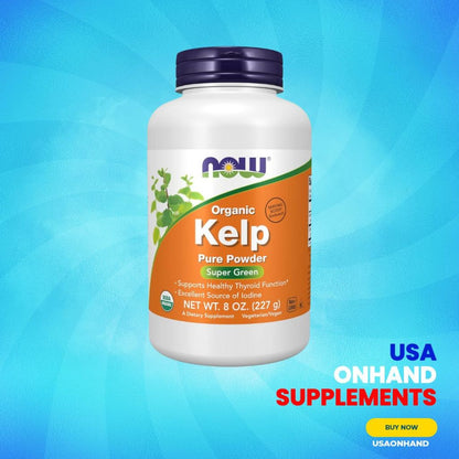 USA Onhand | Now Foods, Organic Kelp ( Supports Healthy Thyroid Function )