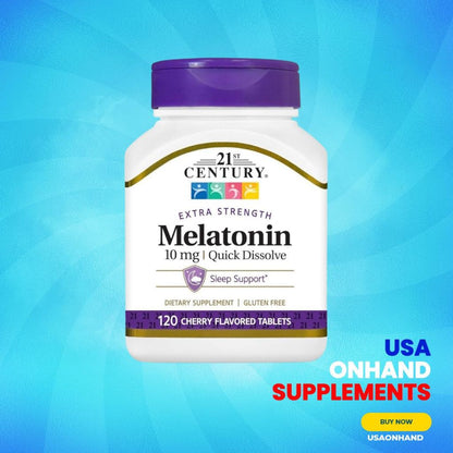 USA Onhand | 21st Century, Melatonin ( Natural Sleep Cycle and Promotes Relaxation and Sleep )