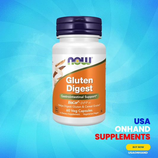 USA Onhand | NOW Foods, Gluten Digest ( Supports Gluten Wheat Digestion & Gastrointestinal Support )