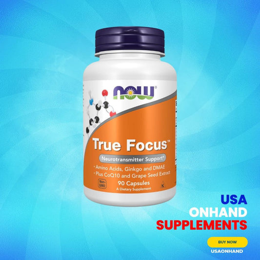 USA Onhand | NOW Foods, True Focus ( Neurotransmitter Support & Supports Energy Metabolism )