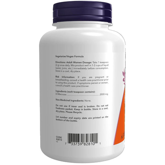 USA Onhand | NOW Foods, D-Mannose Pure Powder, 3 oz ( Supports Urinary Tract Health )