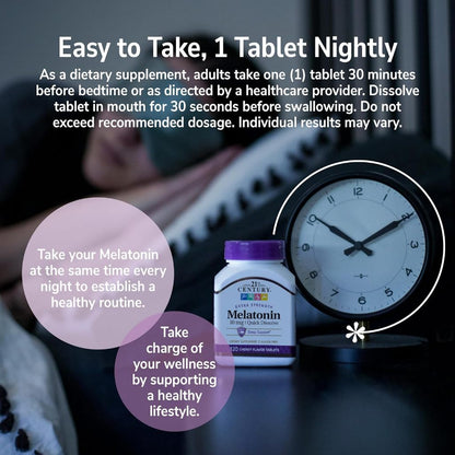 USA Onhand | 21st Century, Melatonin ( Natural Sleep Cycle and Promotes Relaxation and Sleep )