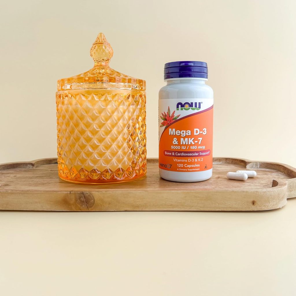 USA Onhand | NOW Foods, Mega D-3 & MK-7, 120 Capsules ( Bone & Cardiovascular Support )