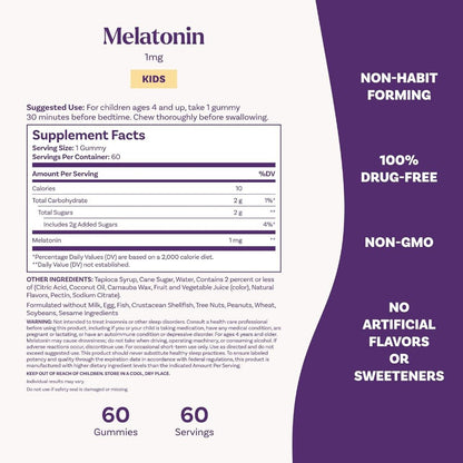 LittleSunshine | Natrol, Kids, Melatonin Gummies, Ages 4+, Raspberry,  Sleep +® Calm, 100%Drug Free