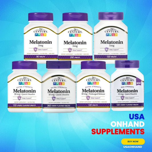 USA Onhand | 21st Century, Melatonin ( Natural Sleep Cycle and Promotes Relaxation and Sleep )