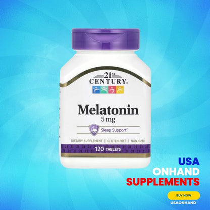 USA Onhand | 21st Century, Melatonin ( Natural Sleep Cycle and Promotes Relaxation and Sleep )