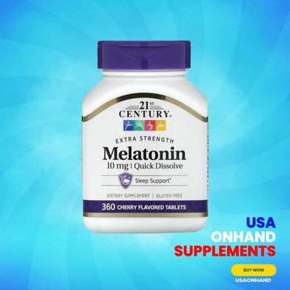 USA Onhand | 21st Century, Melatonin ( Natural Sleep Cycle and Promotes Relaxation and Sleep )