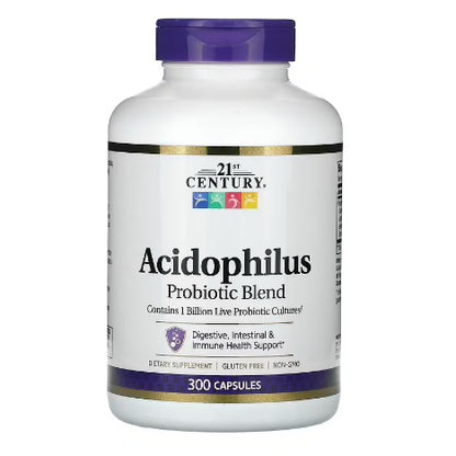 LowCostPH | 21st Century Acidophilus Probiotic Blend, 150 Capsules Support Healthy Intestinal