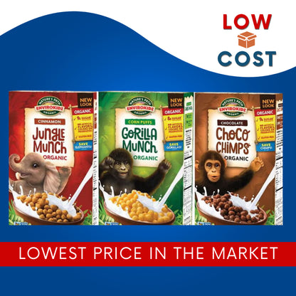 Low Cost PH | Nature's Path Cereal, EnviroKidz, Organic Peanut Butter Puffs, Chocolate, Berry.