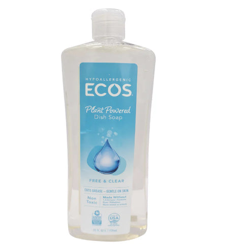 GrocerFarmer| Earth Friendly Ecos Dishmate Pear, Grapefruit, Lavender, Free & Clear, Ecos Fruit wash