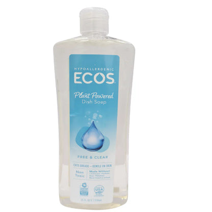 GrocerFarmer| Earth Friendly Ecos Dishmate Pear, Grapefruit, Lavender, Free & Clear, Ecos Fruit wash