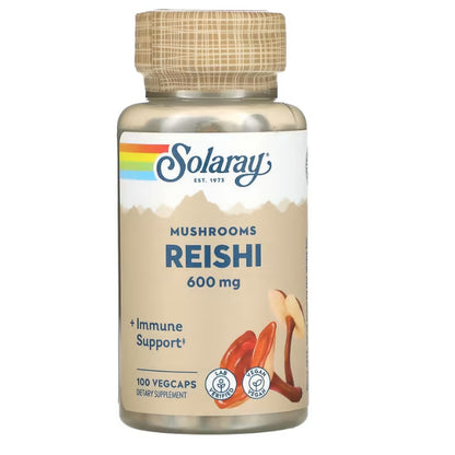 LowCost PH| SOLARAY Reishi Mushroom 600mg - Reishi Mushroom Capsules for Immune Support - Vegan, Lab