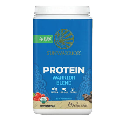 LowCost PH| Sunwarrior, Warrior Blend, Protein, Vanilla, 1.65 lb (750 g) & Collagen Building