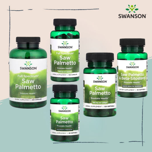 SwansonPh | Swanson, Full Spectrum Saw Palmetto, Max Strength, Beta-Sitosterol, 540 mg, 250 Capsules