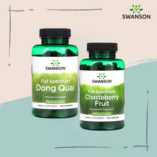 Swanson Ph | Swanson, Full Spectrum Chasteberry Fruit Dong Quai,  Supports Hormone Cycle Production