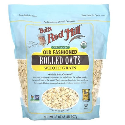 LowCostPh | Bob's Red Mill Organic Old Fashioned Rolled Oats 907g, Non GMO Project Verified