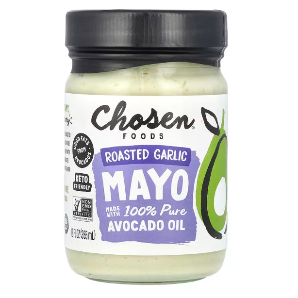 Grocer Farmer | Chosen Foods, 100% Avocado Oil Based, Classic Mayo, Vegan, Garlic, Chipotle, Apple