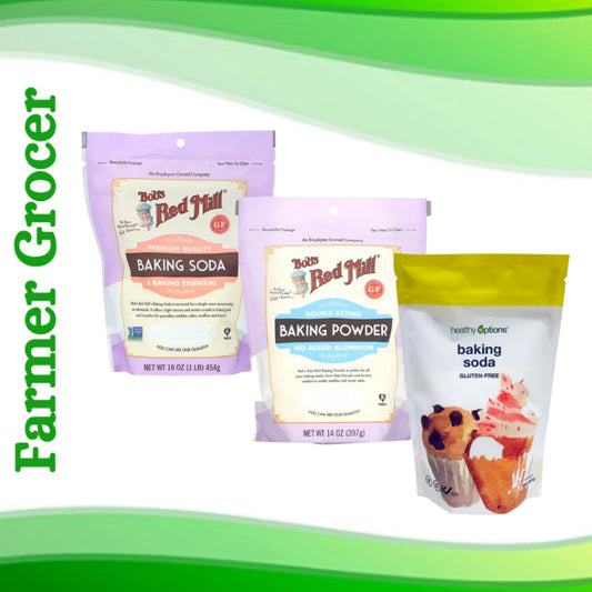 Grocer Farmer | Healthy Options, Bob's Red Mill Baking Soda, Double Acting Baking Powder Gluten Free