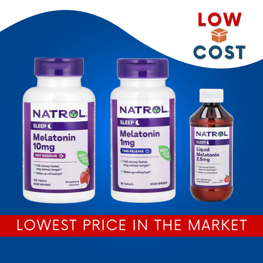 LowCostPH | Na Trol, Melatonin, Fast Dissolve, Time Release, Extra Strength, Strawberry,