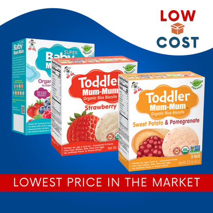 Low Cost PH | Hot Kid, Toddler Mum-Mum, Organic Rice Biscuits for toodler Sweet Potato & Pomegranate