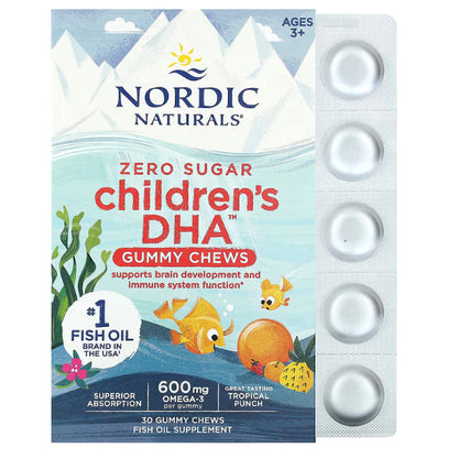 LittleSunshine | Nordic Naturals, Children's DHA, Ages 1-6, Strawberry, Vegetarian, Brain Support