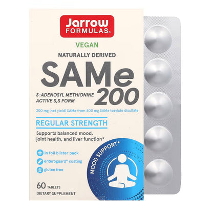 LowCostPh | Doctor's Best, SAMe (Disulfate Tosylate), 200 / 400 mg, 60 Enteric Coated Tablets