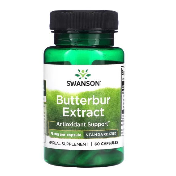 SwansonPh | Swanson, Nutricost, Butterbur Extract, Antioxidant Support 75 mg Per Capsule Standardize