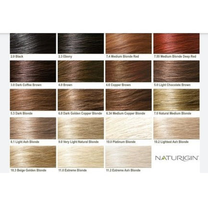 LowCostPh | Naturigin 4.6 Copper Brown 100%,  2.3 Ebony 100% Permanent Hair Colour Organic
