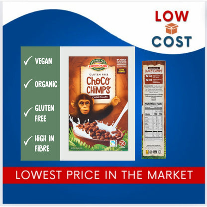 LowCostPh | Nature's Path Organic Gluten Free Cereal, EnviroKidz Chocolate Cereal, Choco Chimps 284g