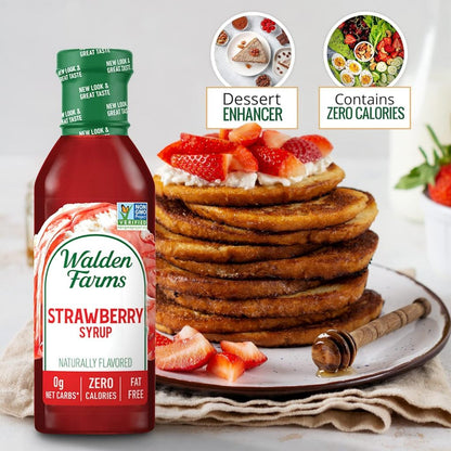 LowCostPh | Walden Farms, Strawberry Syrup, 12 fl oz (355 ml) Keto Friendly  Naturally Flavored