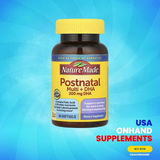 USA Onhand | Nature Made, Postnatal Multi + DHA, 60 Softgels ( Women's Health )