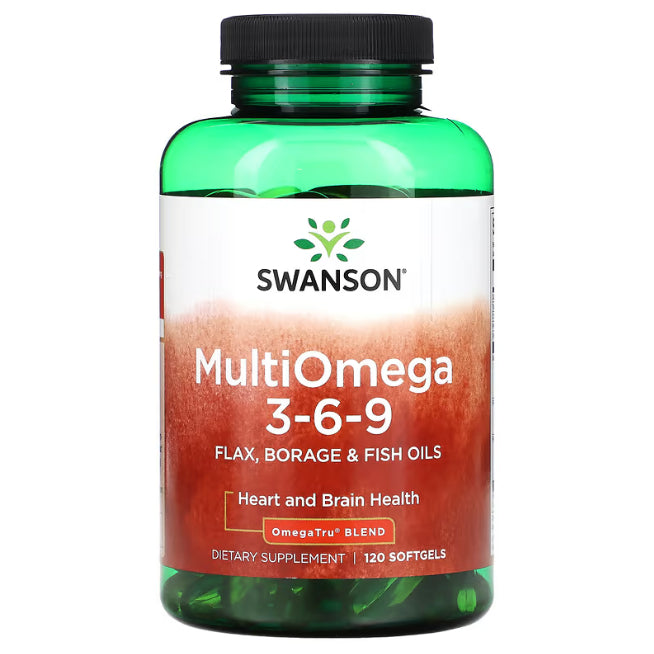Swanson Ph | Swanson, Omega-3 Fish Oil Vitamin D, Lemon, Plant Based, High Concentrate, Omega-7