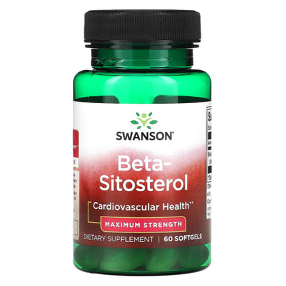 Swanson Ph | Swanson Pterostilbene 50mg, Beta-Sitosterol, Plant Sterols Max Strength, Resveratrol,