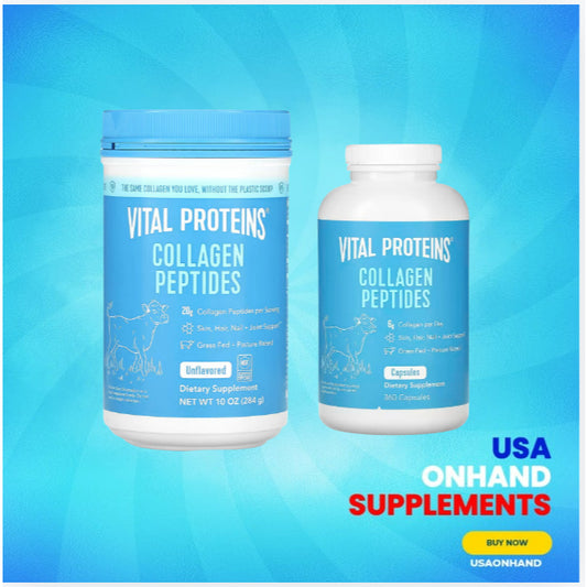 USA Onhand | Vital Proteins, Collagen Peptides, Unflavored, 10 oz (284 g)
