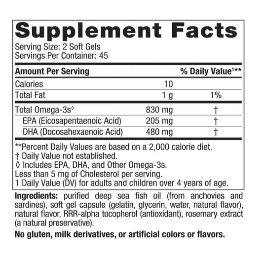 USAOnhand| Nordic Naturals DHA, Strawberry - 90 Soft Gels - 830 mg Omega-3 - High-Intensity DHA
