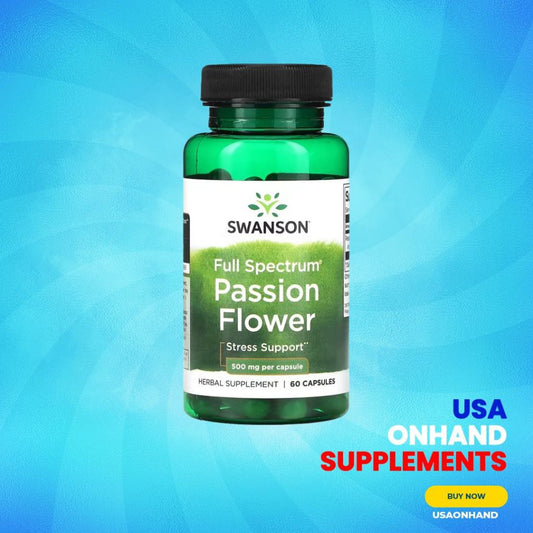 USA Onhand | Swanson, Full Spectrum Passion Flower ( Stress Support )