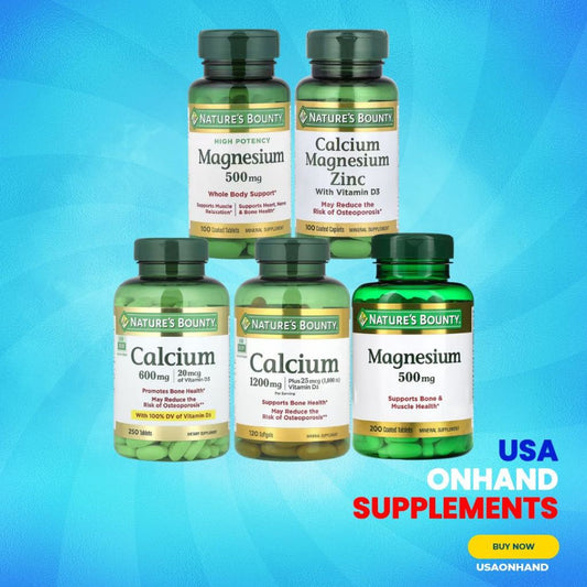 USA Onhand | Nature's Bounty, Calcium Magnesium Zinc ( Bone, Joint & Cartilage )